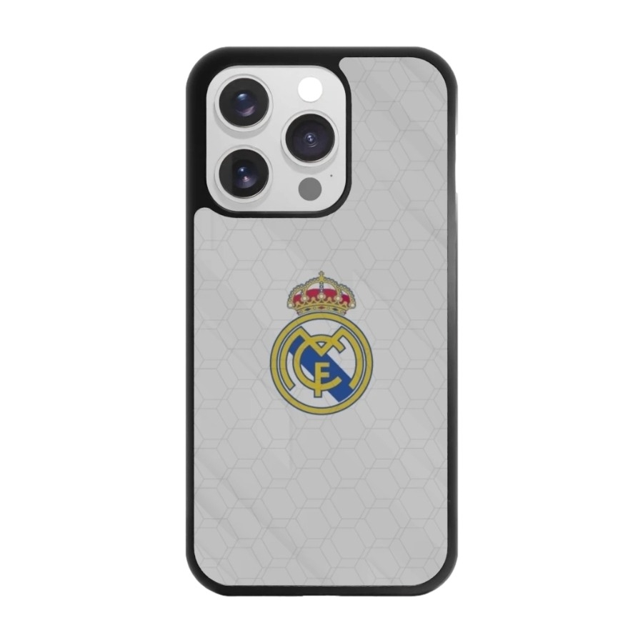 Phonecases3D iPhone 16 Pro Real Madrid 3D mobilcover, sort billede 1