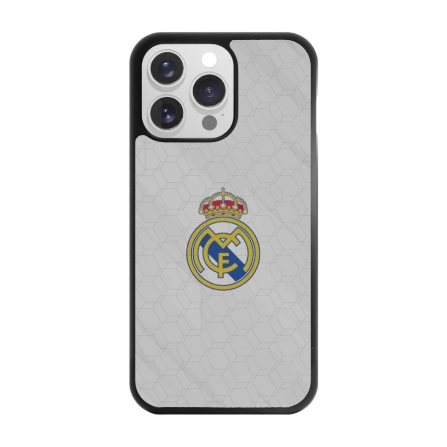 Phonecases3D iPhone 16 Pro Max Real Madrid 3D mobilcover, sort billede 1