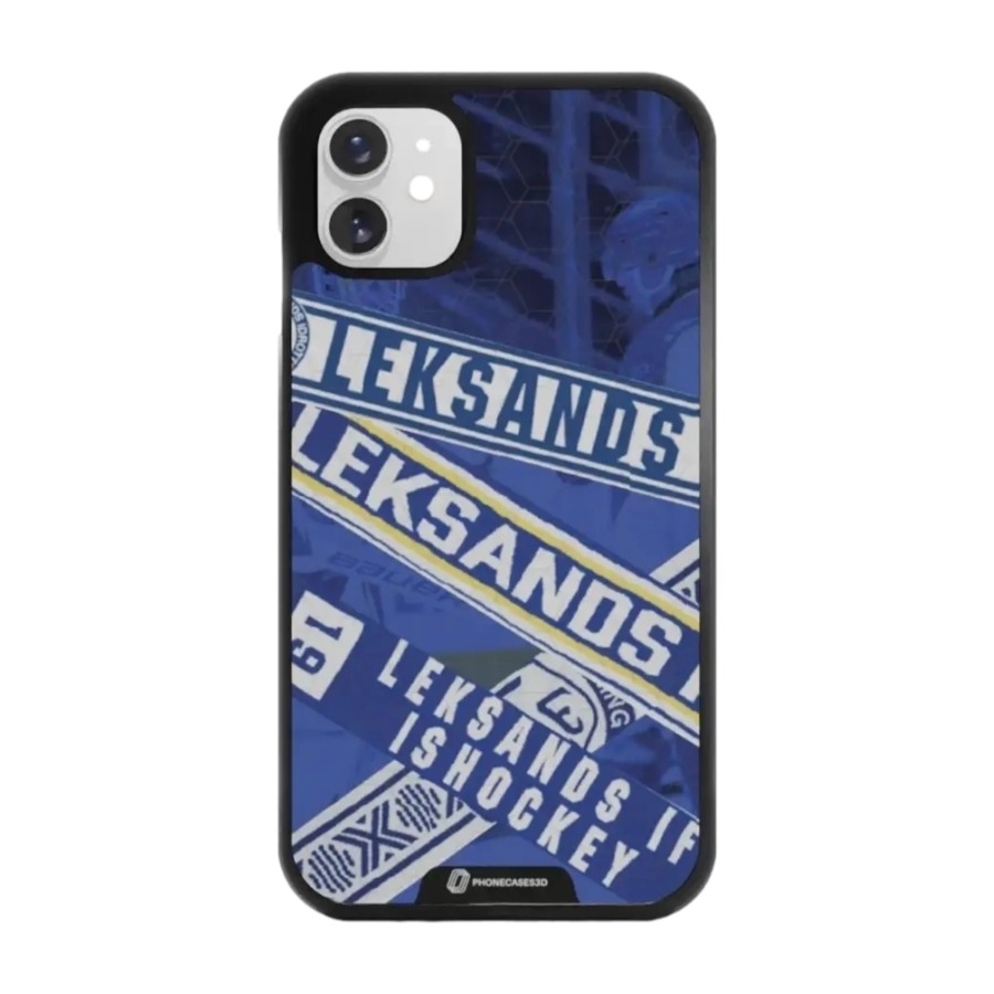 Phonecases3D iPhone 11 Leksands IF 3D mobilcover, sort billede 1