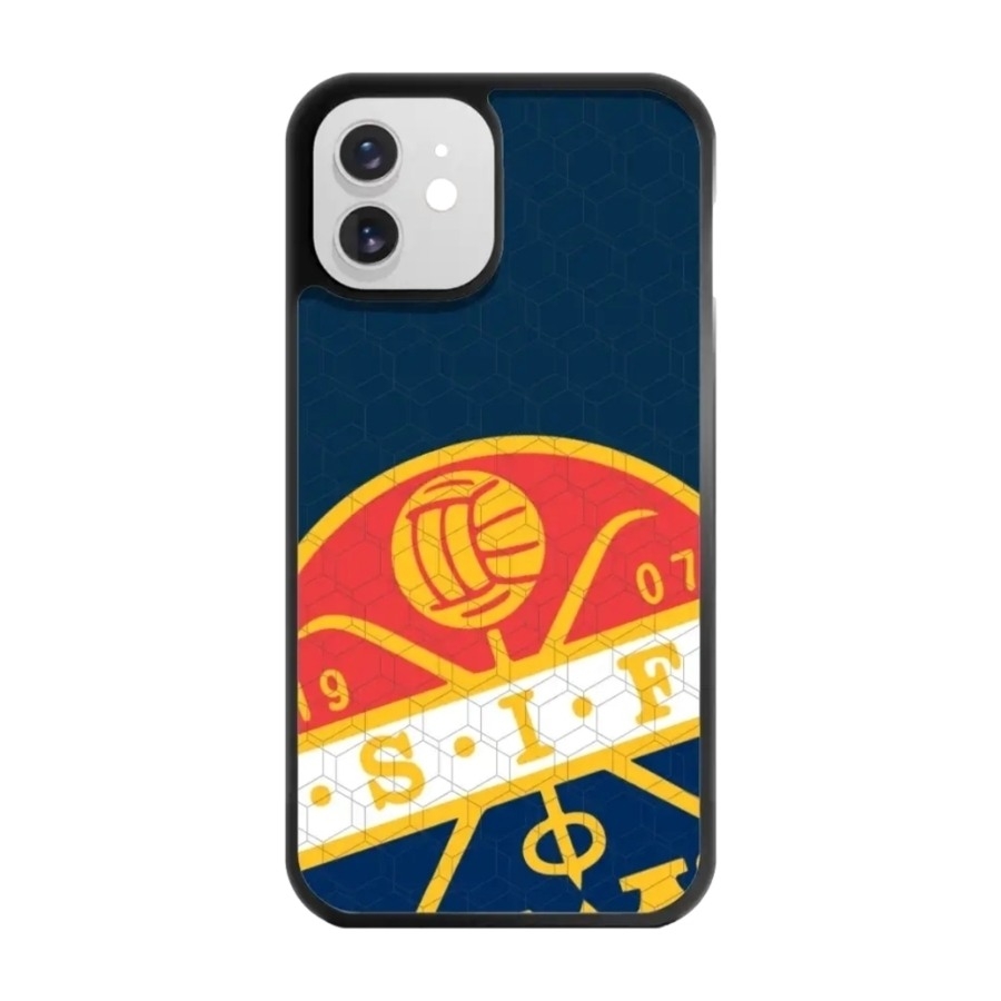 Phonecases3D iPhone 12 Strømsgodset 3D mobilcover, sort billede 1