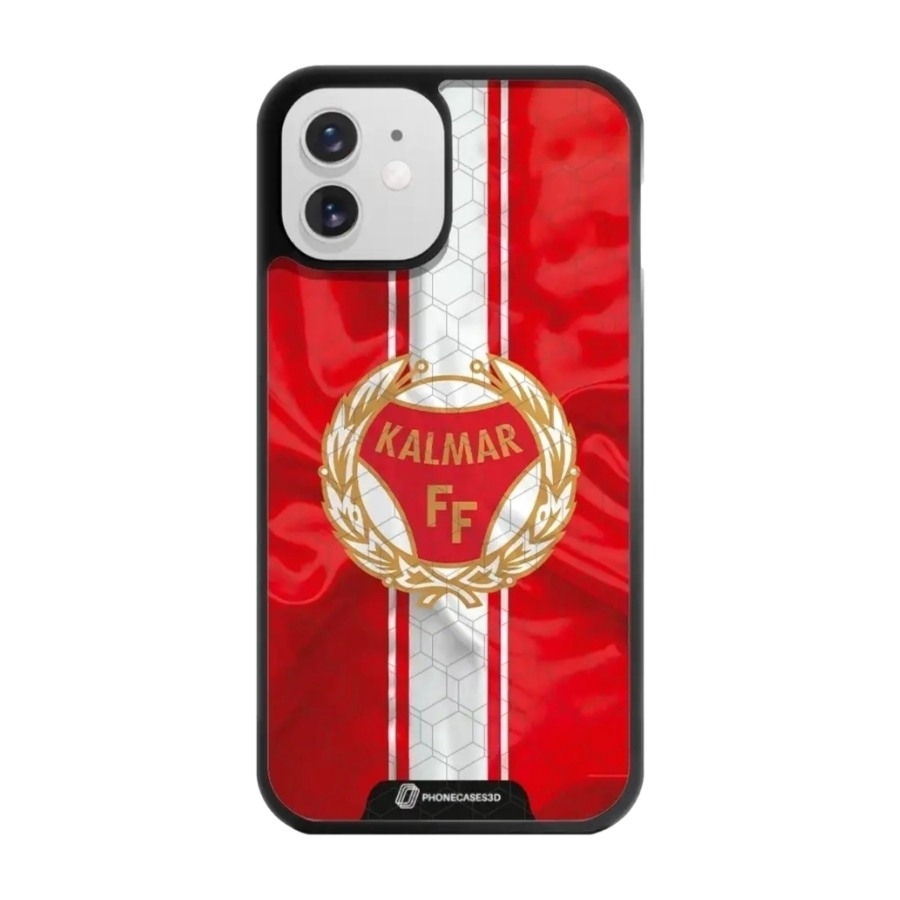 Phonecases3D iPhone 12 Kalmar FF 3D mobilcover, sort billede 1