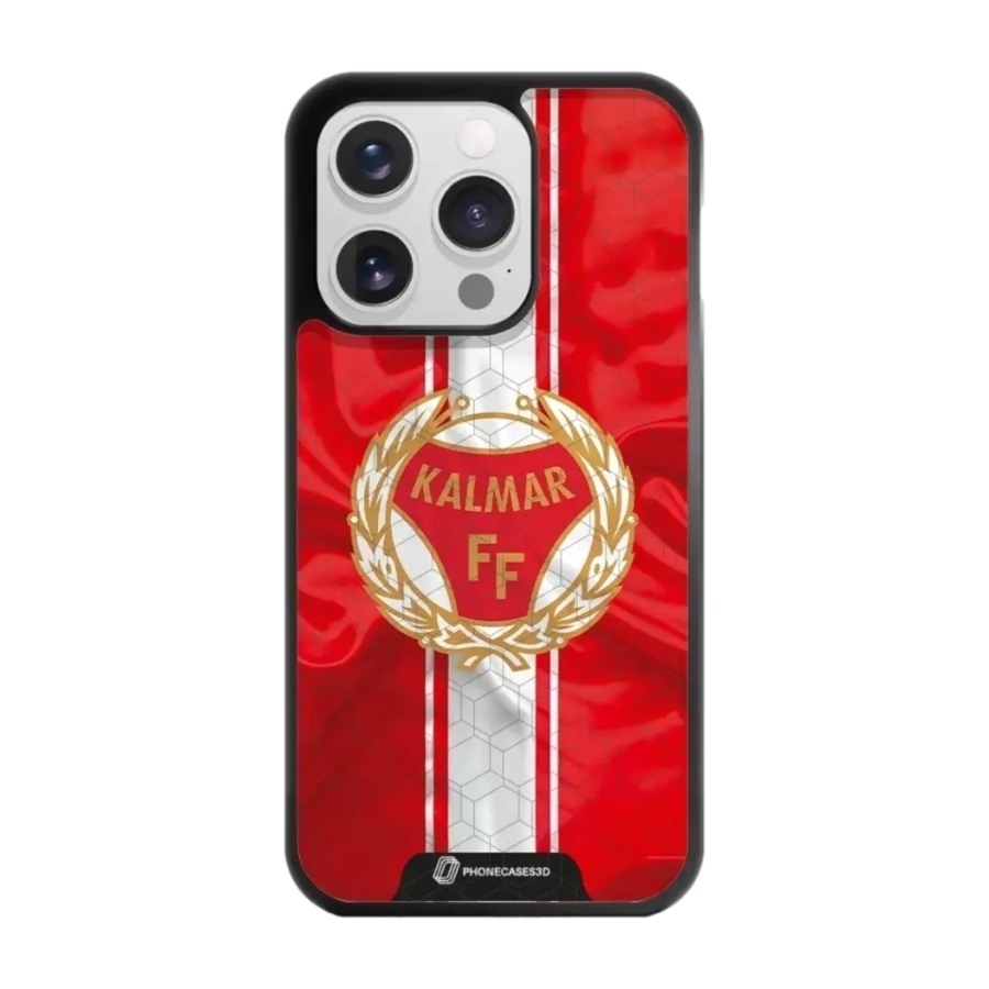Phonecases3D iPhone 15 Pro Kalmar FF 3D mobilcover, sort billede 1