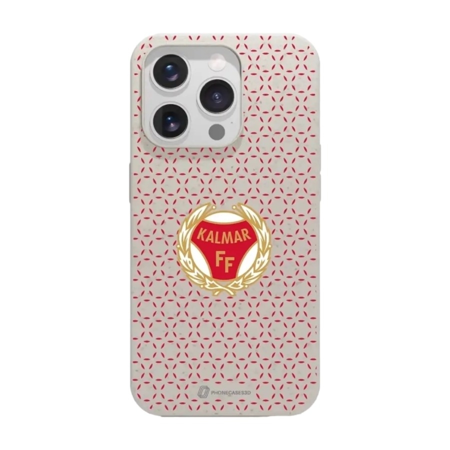 Phonecases3D iPhone 15 Pro Kalmar FF komposterbart cover, hvid billede 1