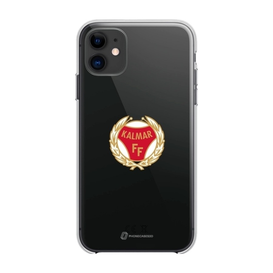 Phonecases3D iPhone 11 Kalmar FF Clear case -mobilcover, sort billede 1