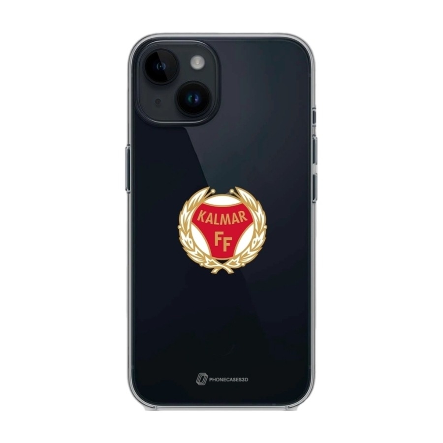Phonecases3D iPhone 14 Kalmar FF Clear case -mobilcover, sort billede 1