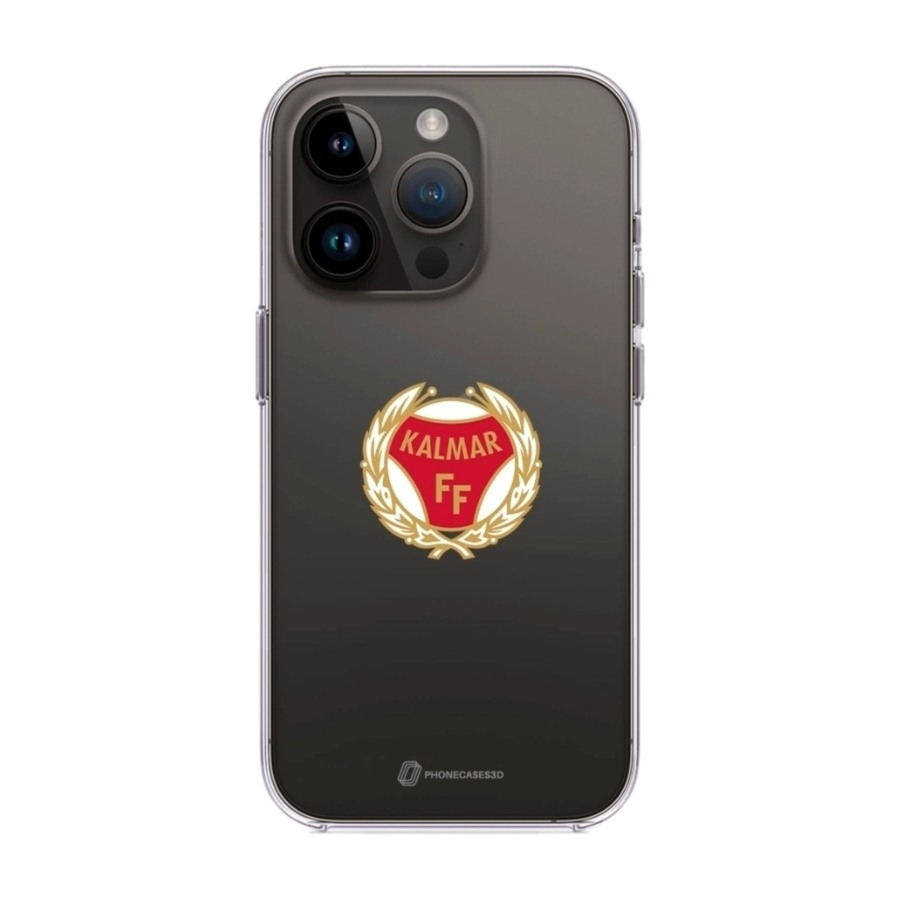 Phonecases3D iPhone 14 Pro Kalmar FF Clear case -mobilcover, sort billede 1