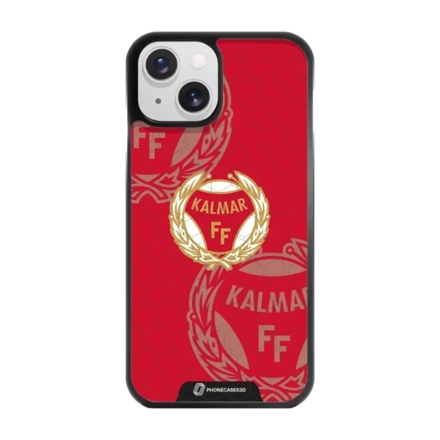 Phonecases3D iPhone 15 Kalmar FF 3D mobilcover, sort billede 1