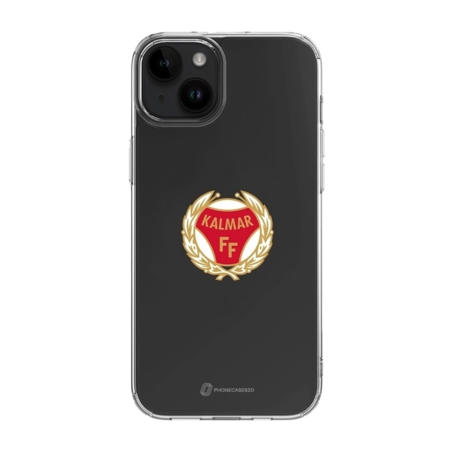Phonecases3D iPhone 15 Kalmar FF Clear case -mobilcover, sort billede 1