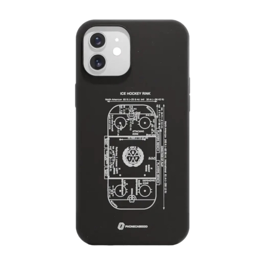 Phonecases3D iPhone 12 Brynäs IF komposterbart cover, sort billede 1