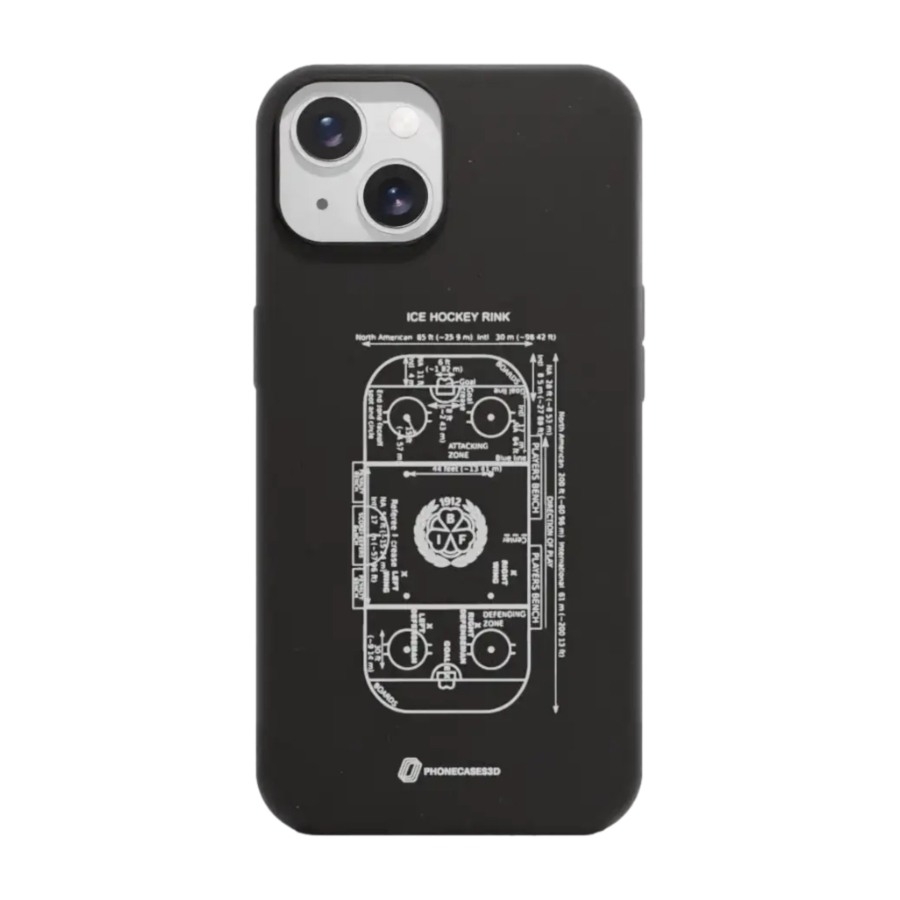 Phonecases3D iPhone 15 Brynäs IF komposterbart cover, sort billede 1