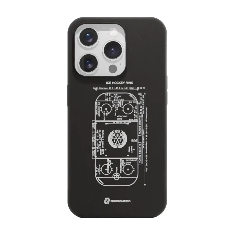 Phonecases3D iPhone 15 Pro Brynäs IF komposterbart cover, sort billede 1