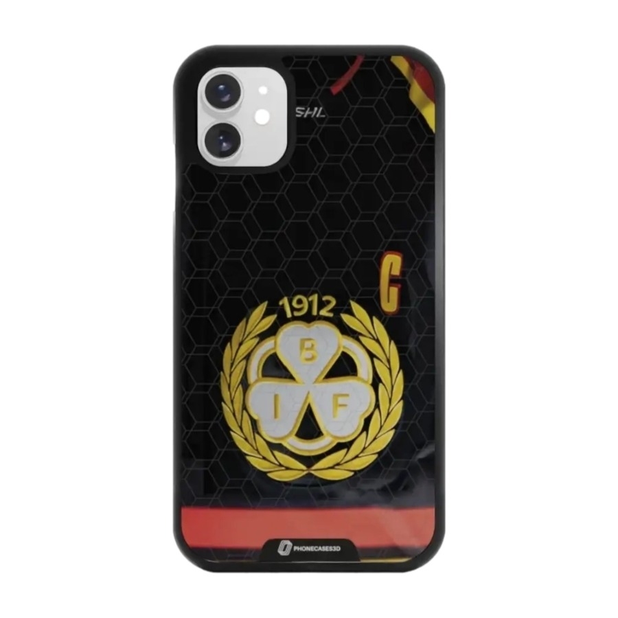 Phonecases3D iPhone 11 Brynäs IF 3D mobilcover, sort billede 1