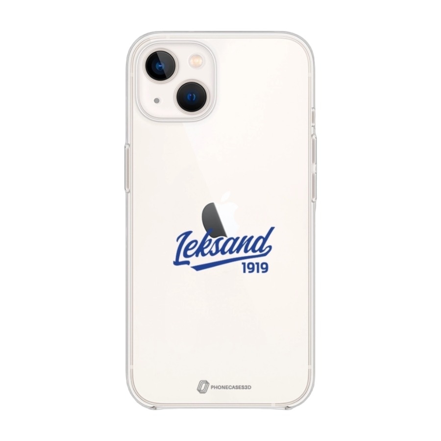 Phonecases3D iPhone 13 Leksands IF Clear case -mobilcover, hvid billede 1