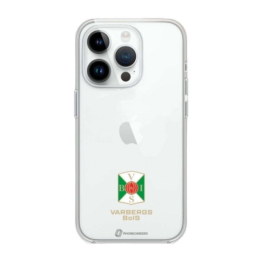 Phonecases3D iPhone 14 Pro Varbergs BoIS Clear case -mobilcover, hvid billede 1