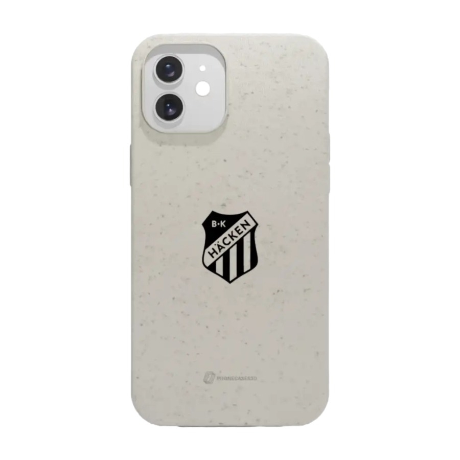 Phonecases3D iPhone 12 BK Häcken komposterbart cover, hvid billede 1