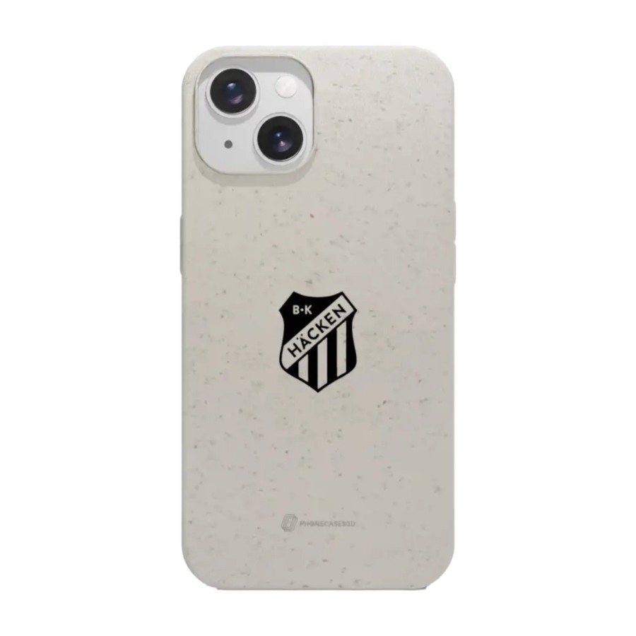 Phonecases3D iPhone 15 BK Häcken komposterbart cover, hvid billede 1
