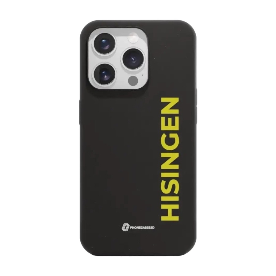 Phonecases3D iPhone 15 Pro BK Häcken komposterbart cover, sort billede 1