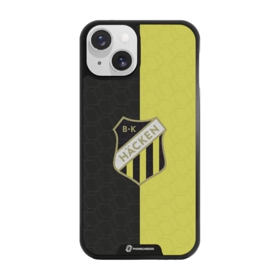 Phonecases3D iPhone 14 BK Häcken 3D mobilcover, sort billede 1
