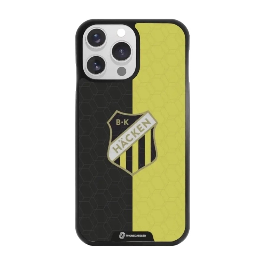 Phonecases3D iPhone 14 Pro BK Häcken 3D mobilcover, sort billede 1