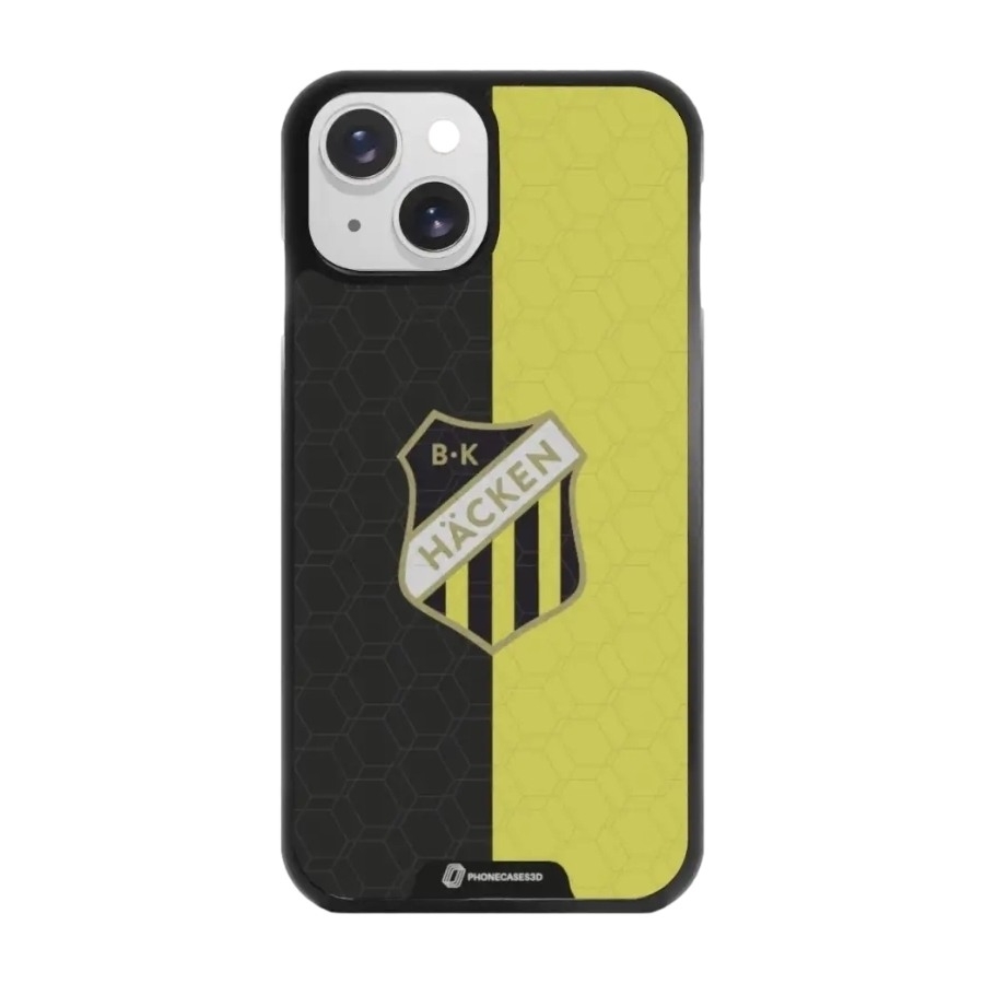 Phonecases3D iPhone 15 BK Häcken 3D mobilcover, sort billede 1