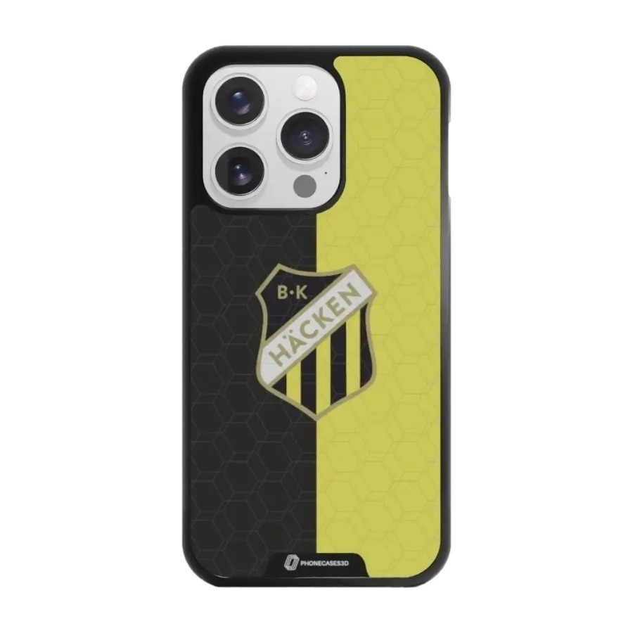 Phonecases3D iPhone 15 Pro BK Häcken 3D mobilcover, sort billede 1