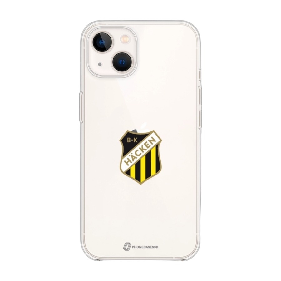 Phonecases3D iPhone 14 BK Häcken Clear case -mobilcover, hvid billede 1