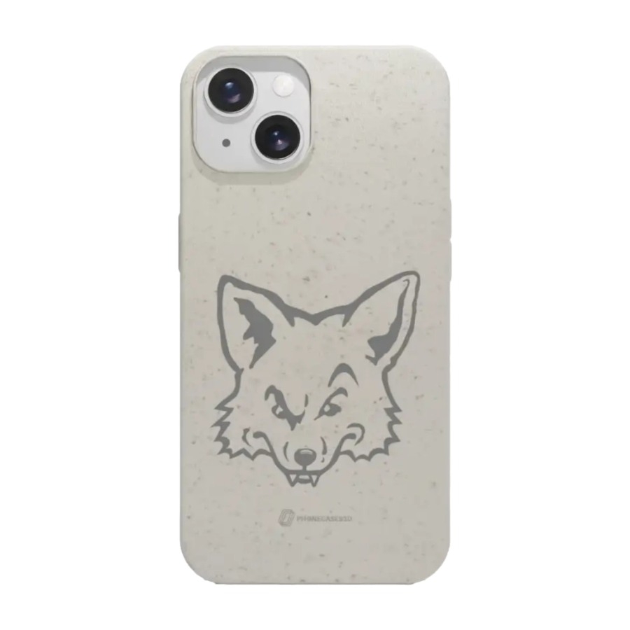 Phonecases3D iPhone 15 Pixbo IBK komposterbart cover, hvid billede 1