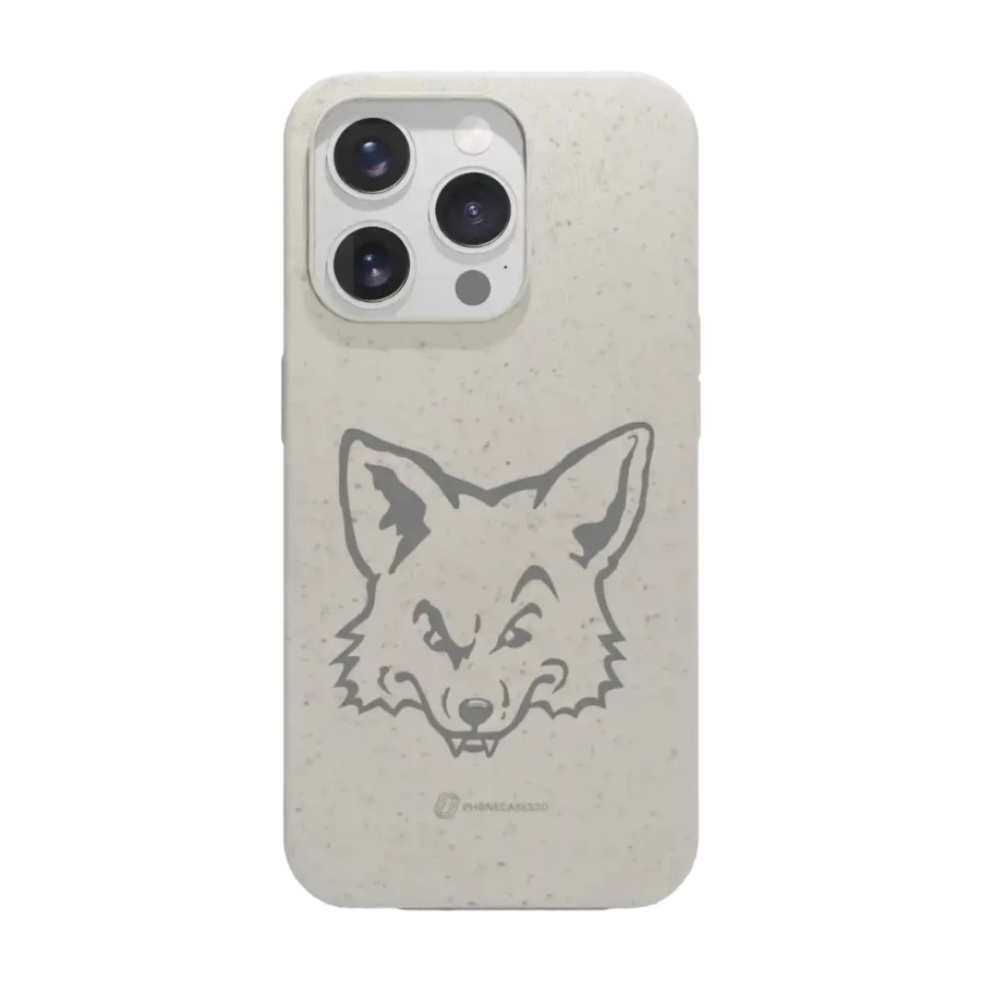 Phonecases3D iPhone 15 Pro Pixbo IBK komposterbart cover, hvid billede 1