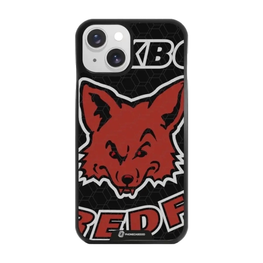 Phonecases3D iPhone 15 Pixbo IBK 3D mobilcover, sort billede 1
