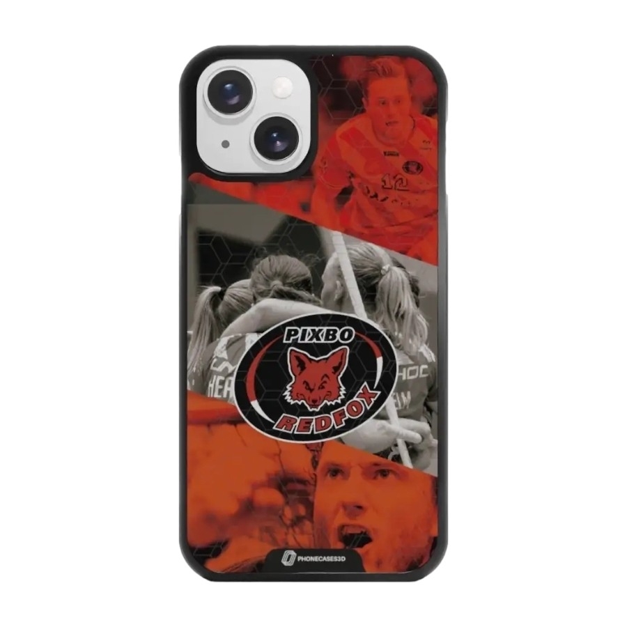 Phonecases3D iPhone 15 Pixbo IBK 3D mobilcover, sort billede 1