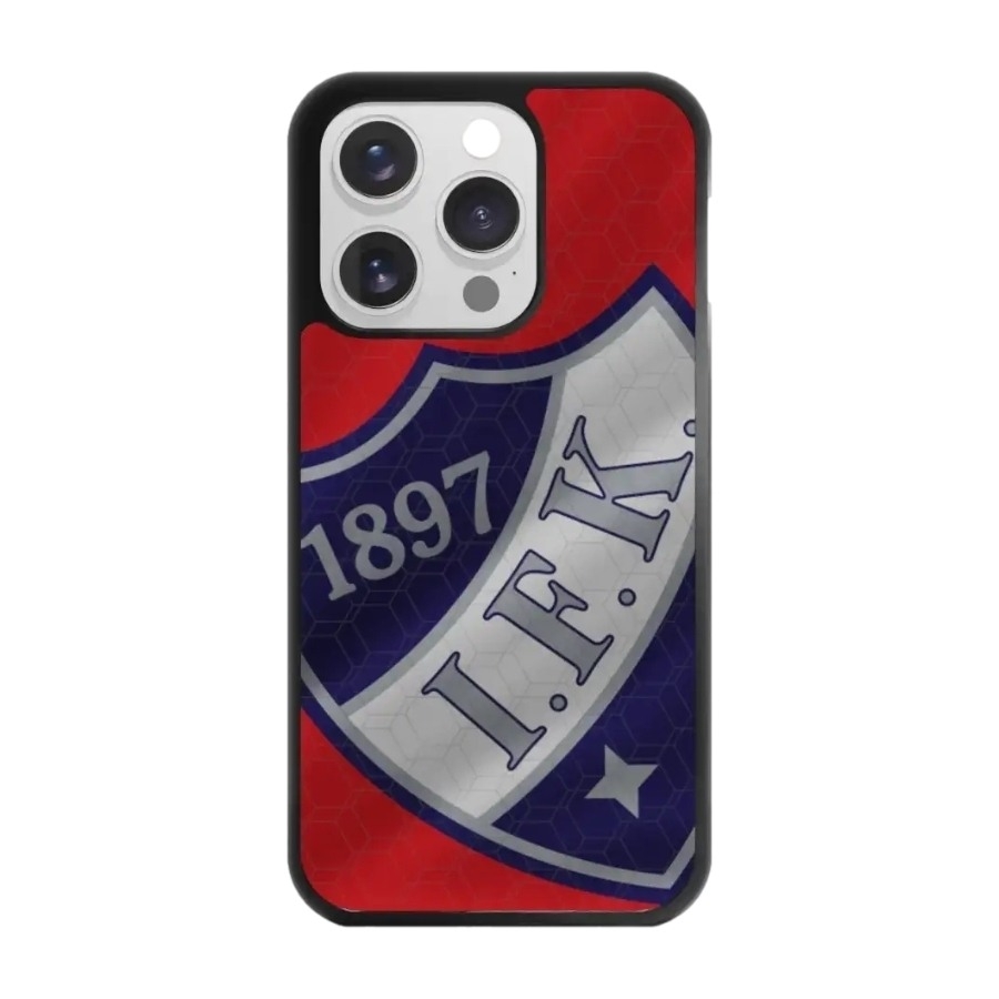Phonecases3D iPhone 15 Pro HIFK Hockey 3D mobilcover, sort billede 1