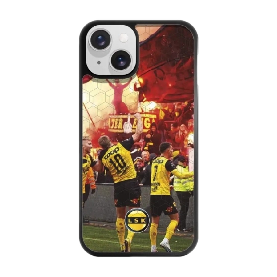 Phonecases3D iPhone 14 Lillestrøm SK 3D mobilcover, sort billede 1