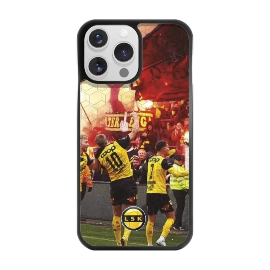 Phonecases3D iPhone 14 Pro Lillestrøm SK 3D mobilcover, sort billede 1