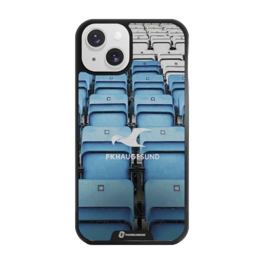 Phonecases3D iPhone 13 FK Haugesund 3D mobilcover, sort billede 1
