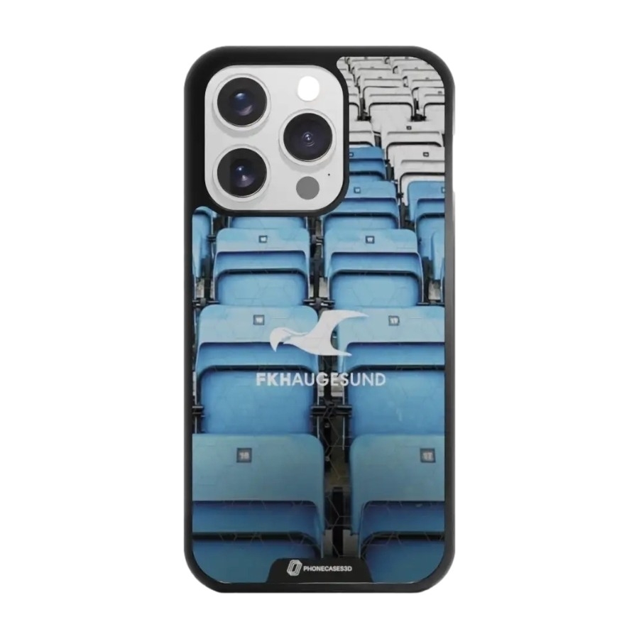 Phonecases3D iPhone 15 Pro FK Haugesund 3D mobilcover, sort billede 1