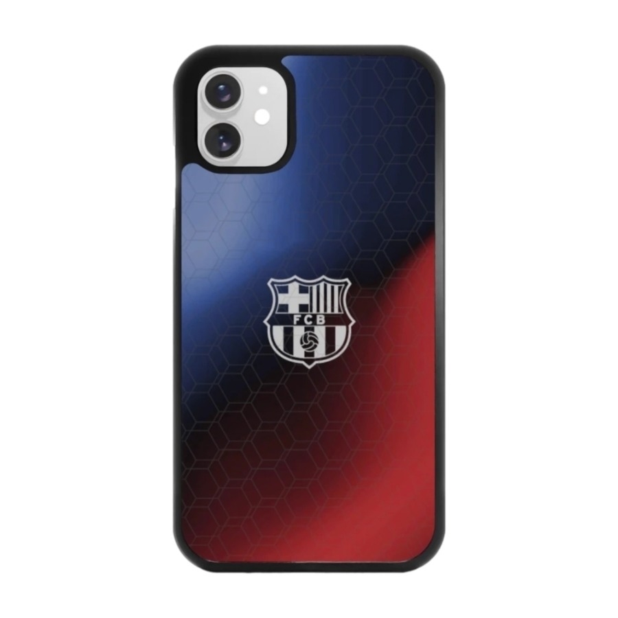 Phonecases3D iPhone 11 FC Barcelona 3D mobilcover, sort billede 1