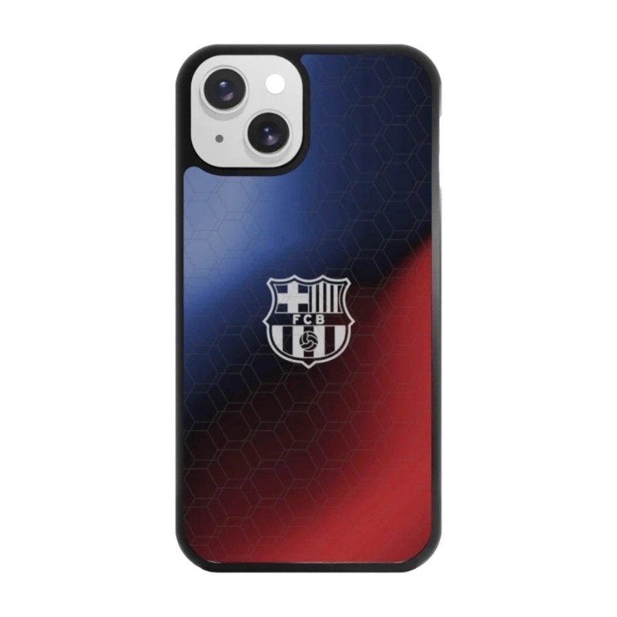 Phonecases3D iPhone 13 FC Barcelona 3D mobilcover, sort billede 1