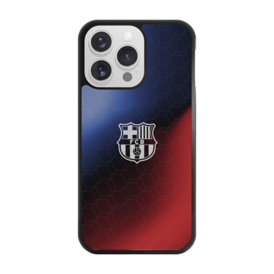 Phonecases3D iPhone 13 Pro FC Barcelona 3D mobilcover, sort billede 1