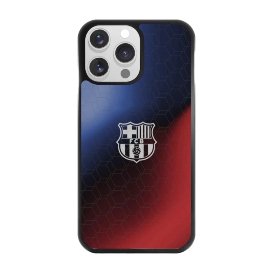 Phonecases3D iPhone 14 Pro FC Barcelona 3D mobilcover, sort billede 1