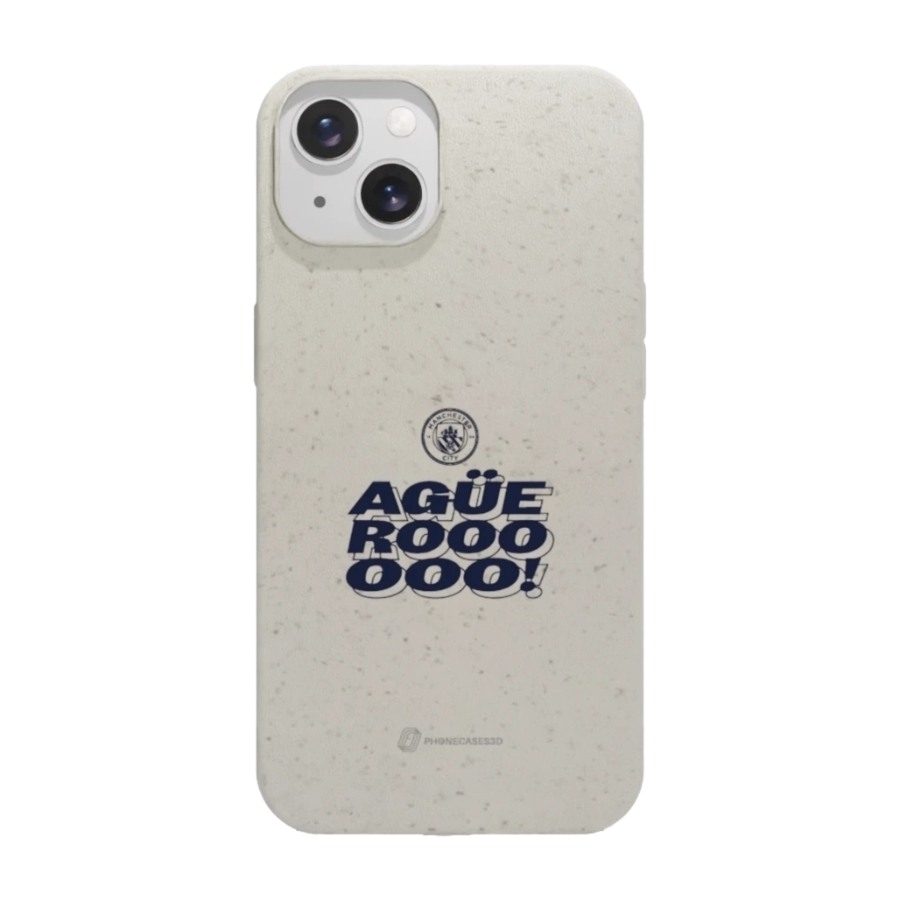 Phonecases3D iPhone 13 Man City komposterbart cover, hvid billede 1