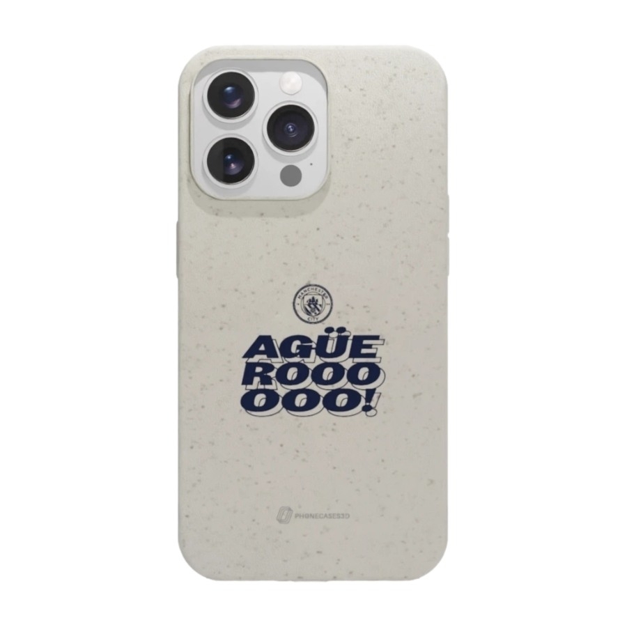 Phonecases3D iPhone 13 Pro Man City komposterbart cover, hvid billede 1
