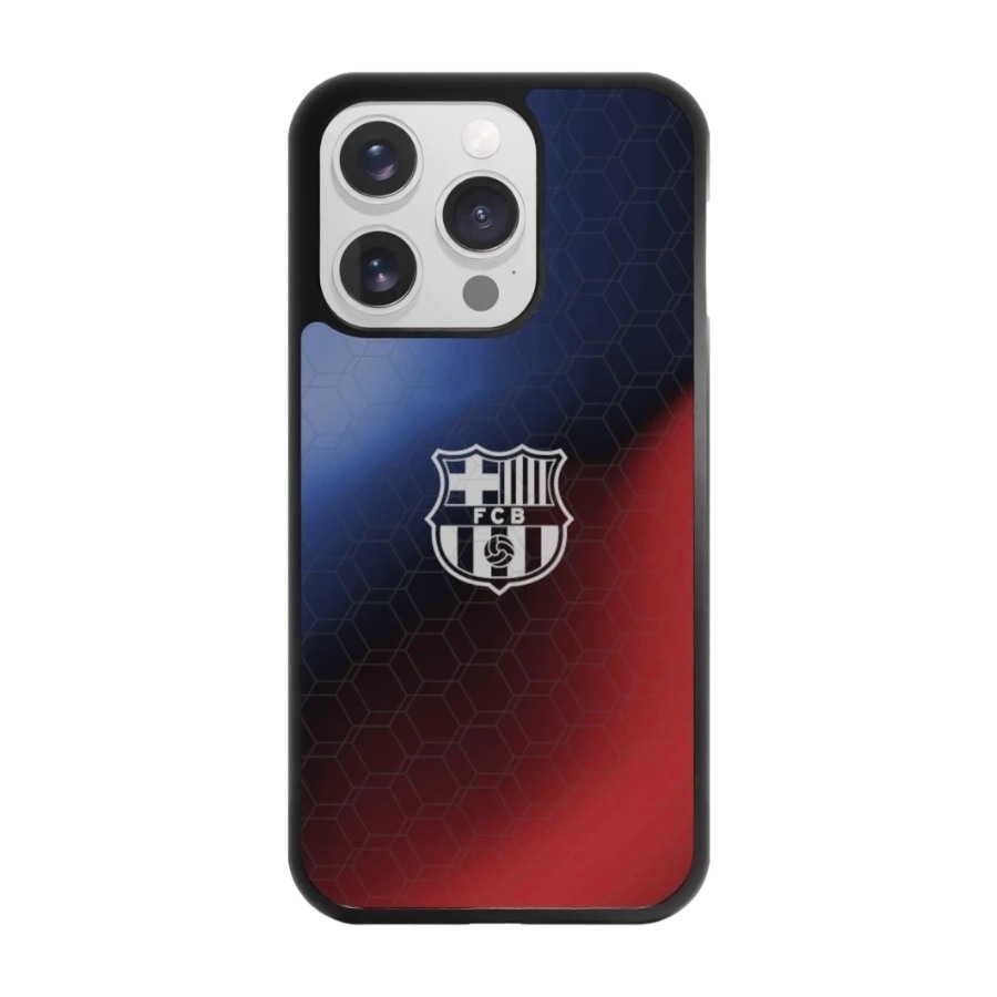 Phonecases3D iPhone 16 Pro FC Barcelona 3D mobilcover, sort billede 1