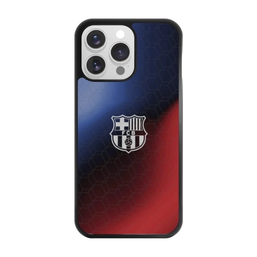Phonecases3D iPhone 16 Pro Max FC Barcelona 3D mobilcover, sort billede 1