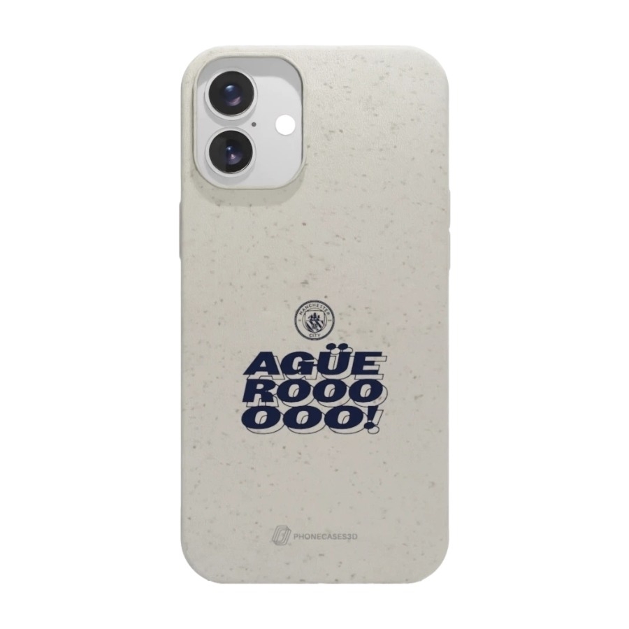 Phonecases3D iPhone 16 Plus Man City komposterbart cover, hvid billede 1