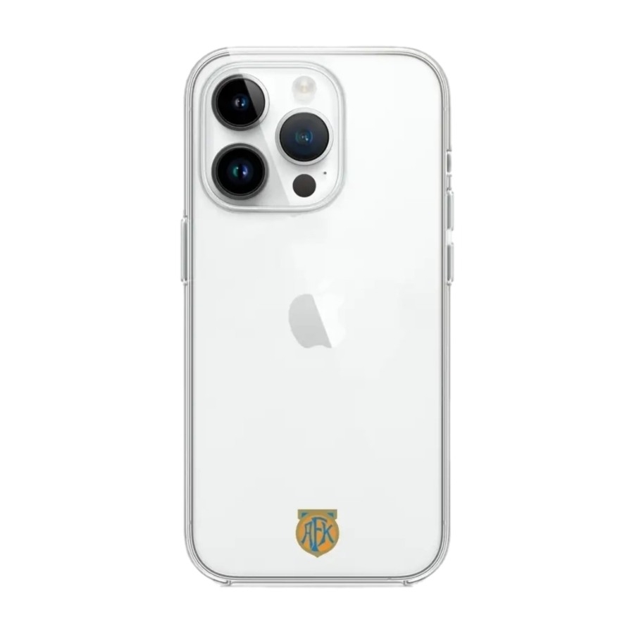 Phonecases3D iPhone 14 Pro Aalesunds FK Clear case -mobilcover, hvid billede 1