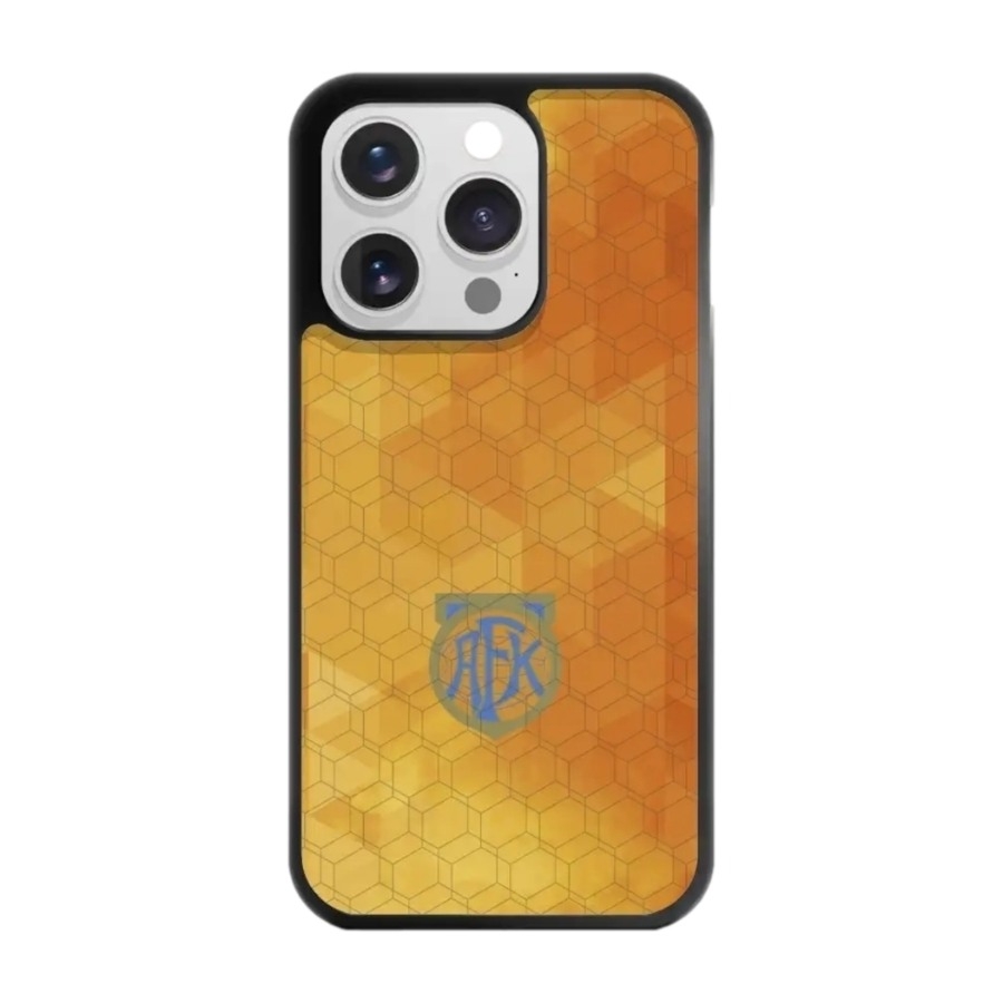 Phonecases3D iPhone 15 Pro Aalesunds FK 3D mobilcover, sort billede 1