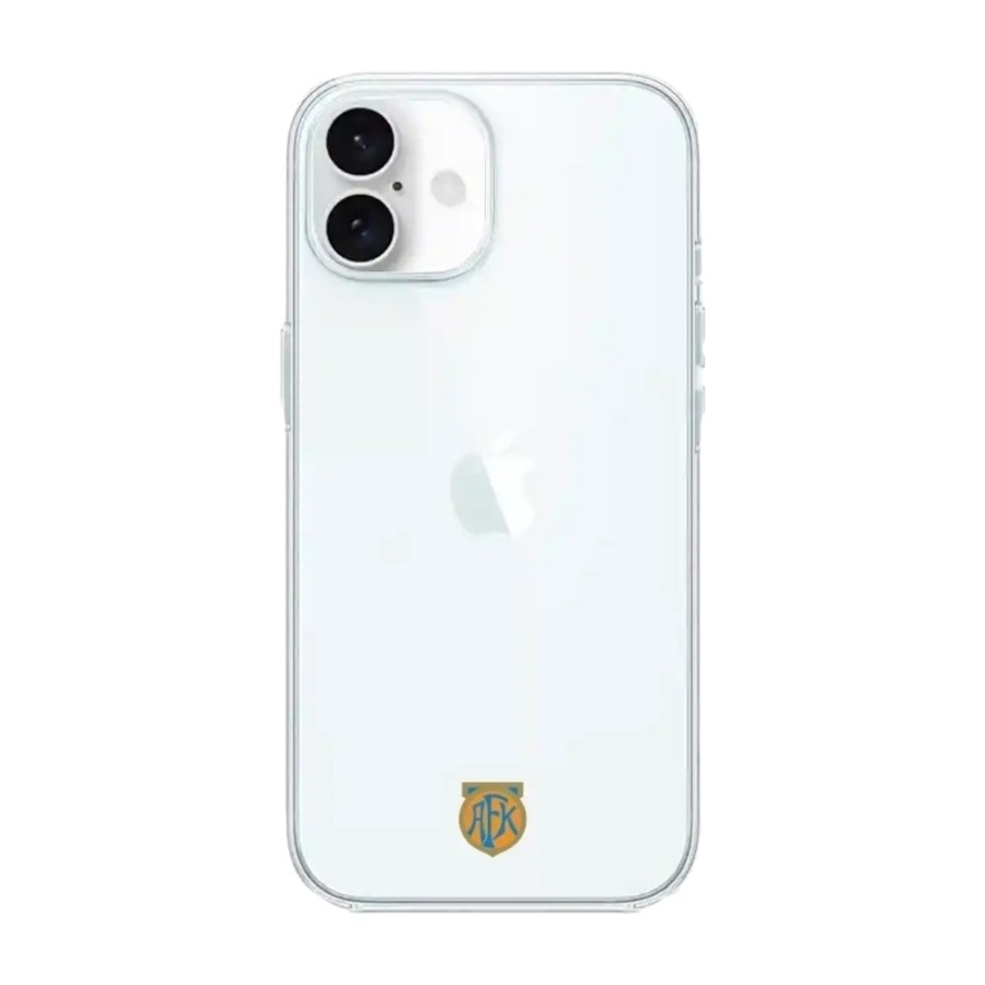 Phonecases3D iPhone 16 Aalesunds FK Clear case -mobilcover, hvid billede 1