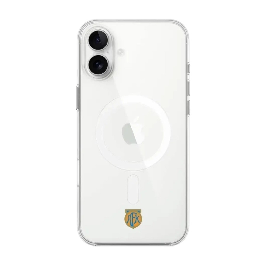 Phonecases3D iPhone 16 Plus Aalesunds FK Clear case -mobilcover, hvid billede 1