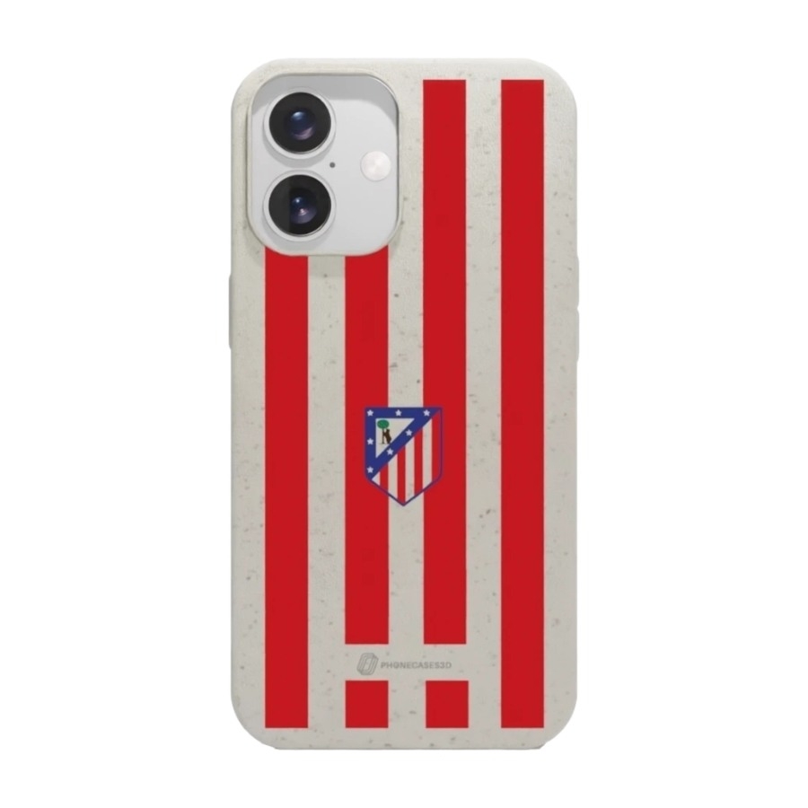 Phonecases3D iPhone 16 Atlético de Madrid komposterbart cover, hvid billede 1