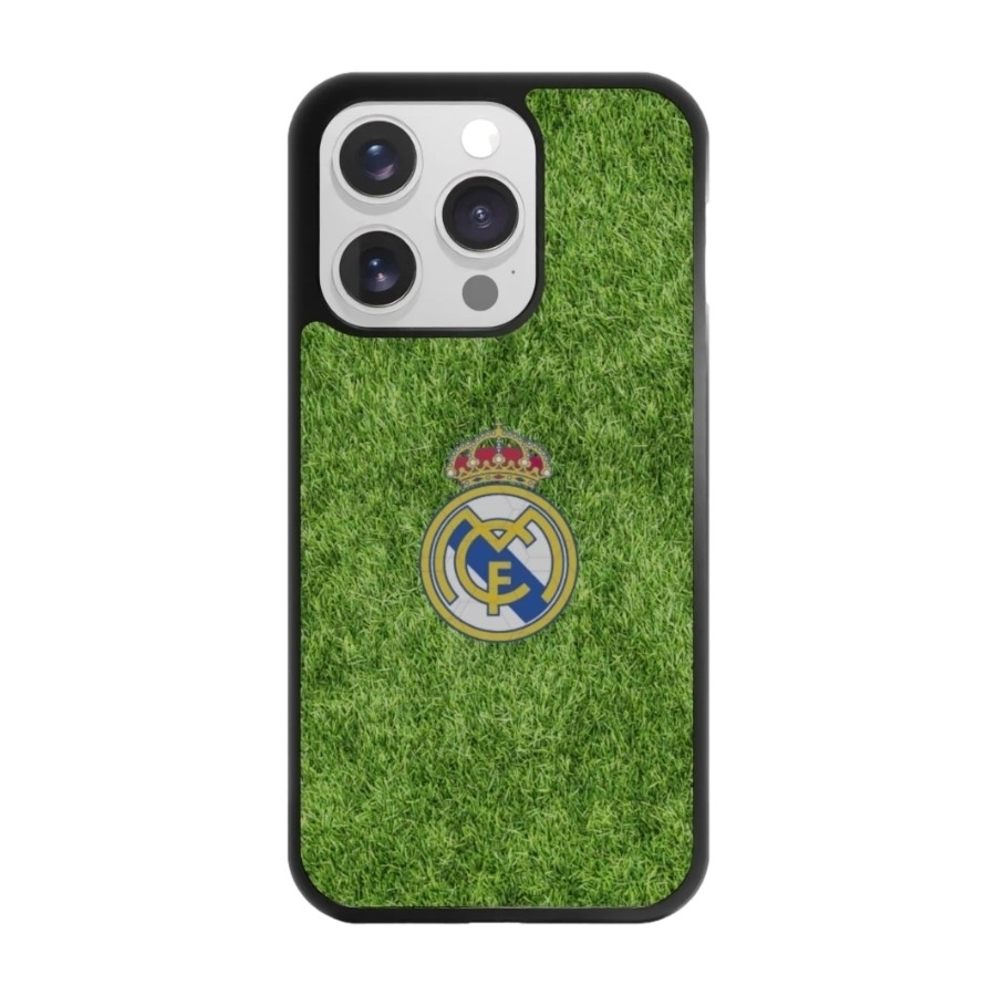 Phonecases3D iPhone 16 Pro Real Madrid 3D mobilcover, sort billede 1